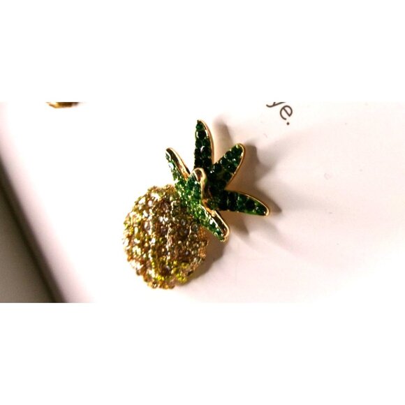 NEW Baublebar Pineapple Rhinestone Earrings - Picture 5 of 8
